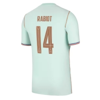 Camiseta Francia Adrien Rabiot #14 Segunda Equipación Replica Mundial 2026 mangas cortas